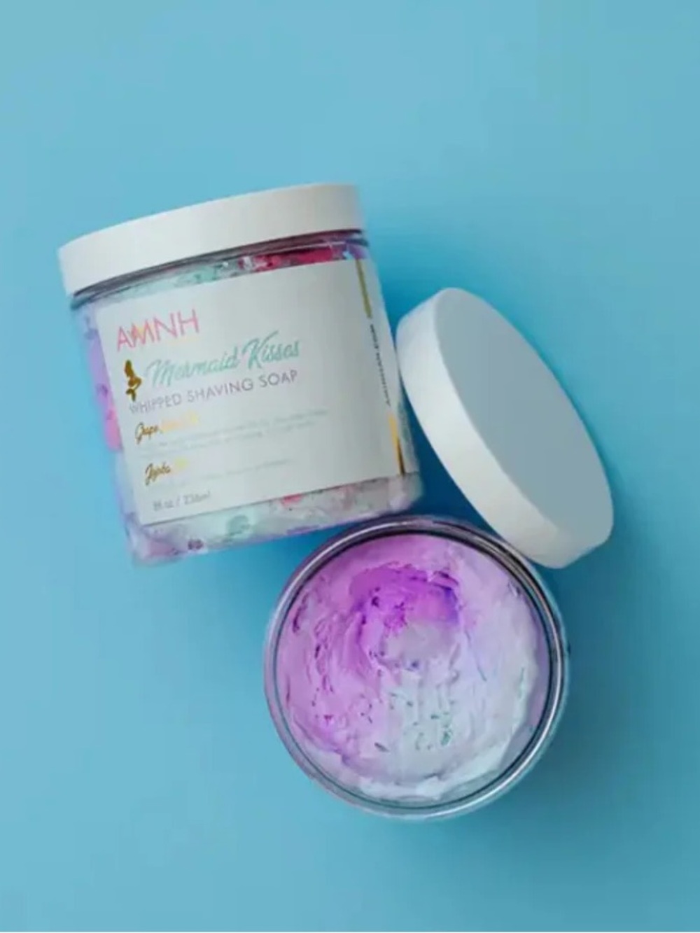 Aminnah Mermaid Kisses Whipped Foaming Soap NEW 8oz jar